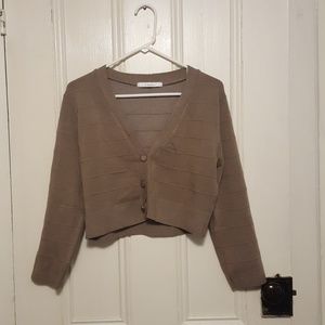 Modcloth Tan Cardigan 2x